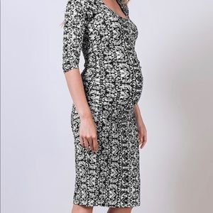 Isabella Oliver Brocade Ashdale Bodycon Dress